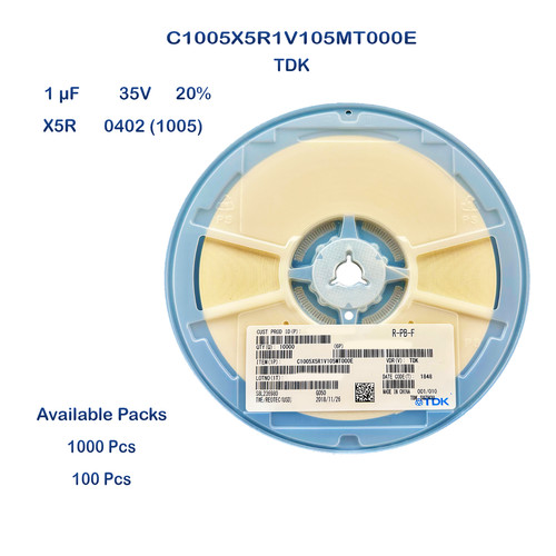 C1005x5r1v105m tdk mlcc - c1005x5r1v105m,